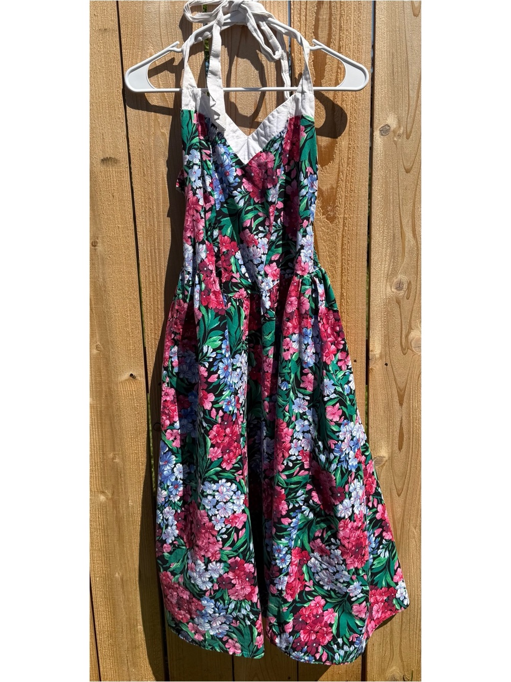 Vintage My Michelle Floral Halter Sundress